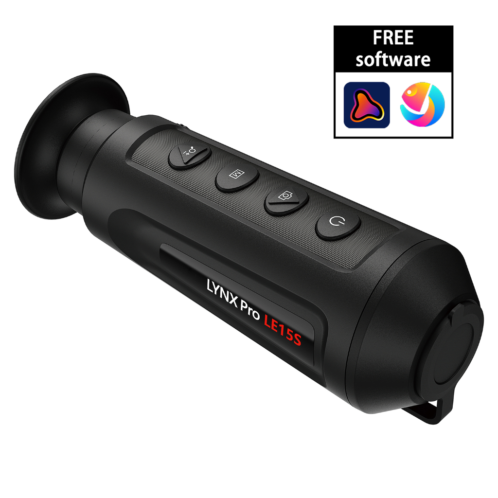 กล้องความร้อน HIKMICRO LYNX LE15S ขอบเขตวิสัยทัศน์กลางคืน 256x192 IR; ความร้อน Monocular, 50Hz, IP67