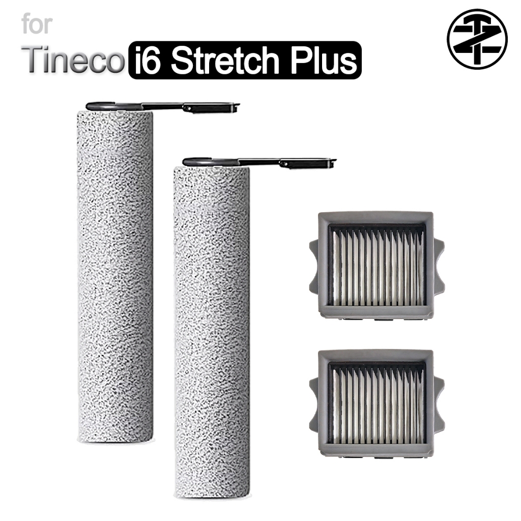 อุปกรณ์เสริม Tineco Floor One i6 Stretch Plus: แปรงลูกกลิ้ง, ฟิลเตอร์ || อะไหล่เครื่องดูดฝุ่น