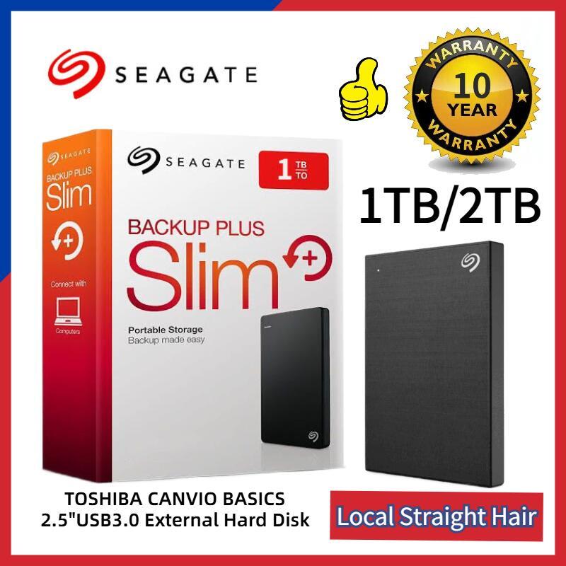 （การจัดส่งที่รวดเร็ว）Seagate external harddisk 1TB 2TB ดิสก์ USB3.0 แบบพกพาขยาย 2.5 ฮาร์ดดิสก์ รับปร