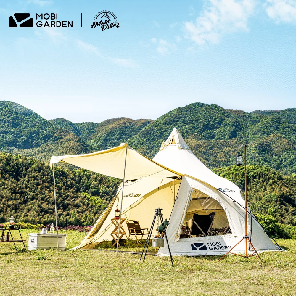 MOBI GARDEN Era เต็นท์แคมป์ปิ้ง ผ้าฝ้าย กันน้ำ Glamping thumbnail 6