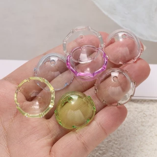 St. kunkka 10 ชิ้น 13 * 22 มิลลิเมตรอะคริลิโปร่งใสแมงกะพรุนลูกปัด Spacer ลูกปัดสําหรับ DIY พวงกุญแจลมตีระฆัง