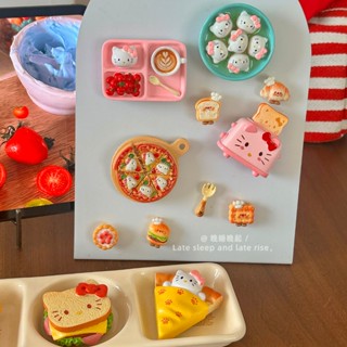 น่ารัก สวัสดี คิตตี้ อาหารตู้เย็นสติกเกอร์แม่เหล็ก 3ง เบอร์เ…