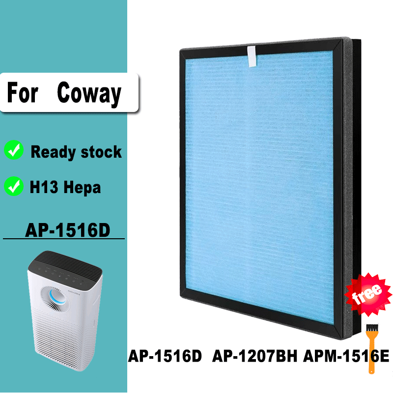 สําหรับเครื่องฟอกอากาศ Coway Storm AP-1516D AP1516D AP-1207BH APM-1516E เปลี่ยน HEPA และถ่านกัมมันต์