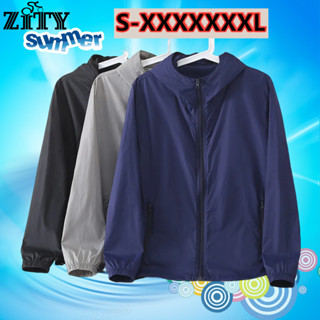 ZITY แจ็กเก็ตป้องกันรังสีUVแขนยาวสำหรับทั้งผู้ชายและผู้หญิง