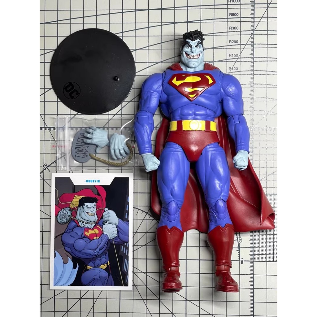 (ไม่มีกล่อง) McFarlane DC Bizarro Bad Superman แอ็คชั่นฟิกเกอร์ขนาด 7 นิ้ว