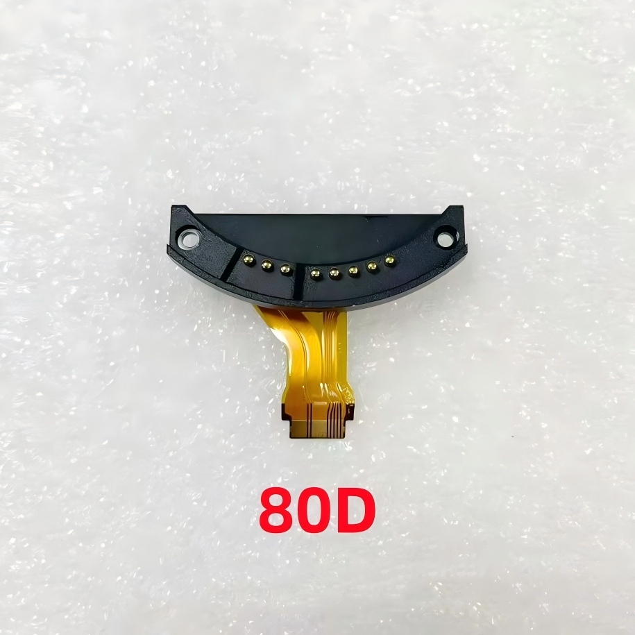 อะไหล่ซ่อมเดิมสําหรับ Canon EOS 80D 80d Body Contact Flex Cable Arrangement Contact Point Flex