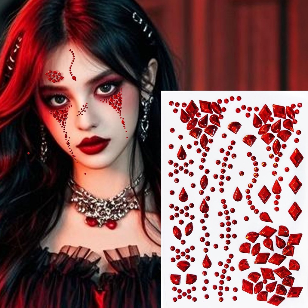สติกเกอร์รอยสักชั่วคราวสำหรับงาน.party HALLOWEEN และCOSPLAY