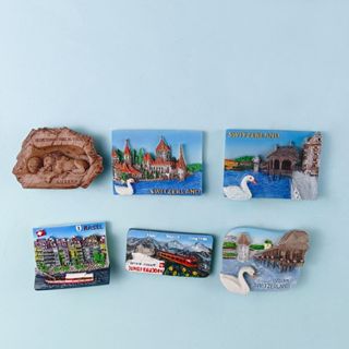 ยุโรปสวิสตู้เย็นสติกเกอร์เมืองการท่องเที่ยวของที่ระลึกจุดขาย…
