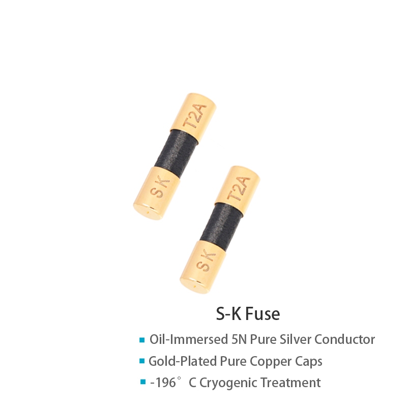 SK Audiophile Grade Single Crystal Pure Silver Oil-Immersed ฟิวส์สําหรับเครื่องเล่น CD Amplifiers Tu