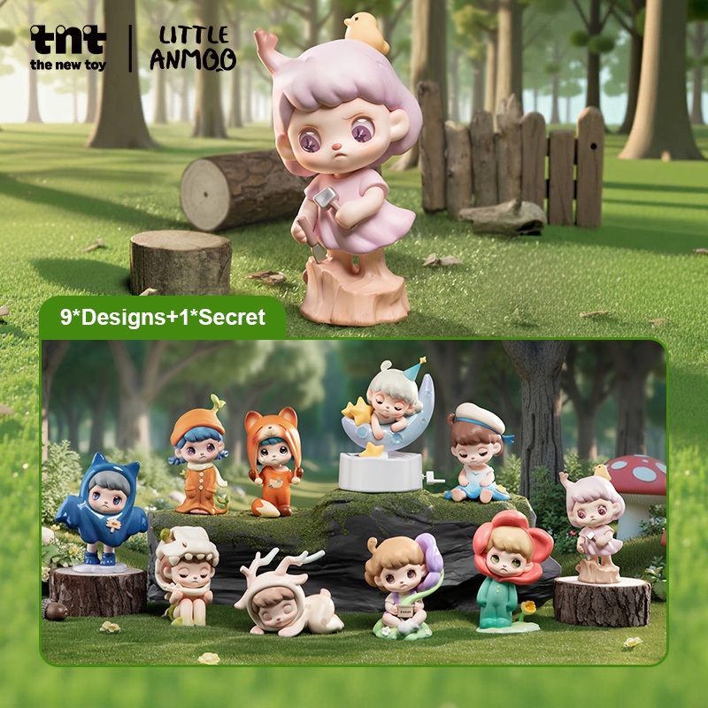 TNTSPACE ANMOO Listen Attentively Series Figures Blind Box Figure ฟิกเกอร์ กล่องสุ่ม ของเล่น โมเดล ของขวัญ (กล่องเดี่ยว)