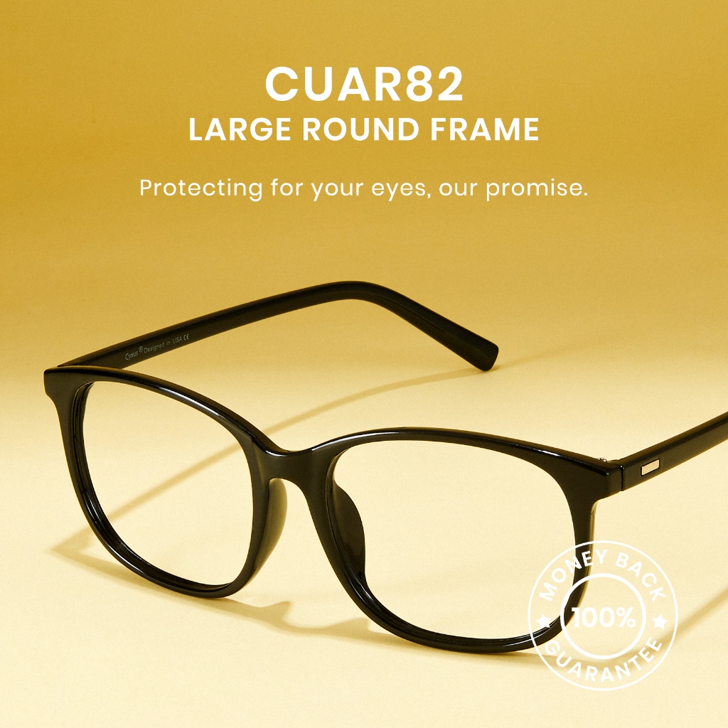 Cyxus ไซซัส แว่นกรองแสงสีฟ้าเลนส์ใสกรอบสีผสมแว่นตาคอมพิวเตอร์สําหรับผู้หญิง/ผู้ชาย 8121