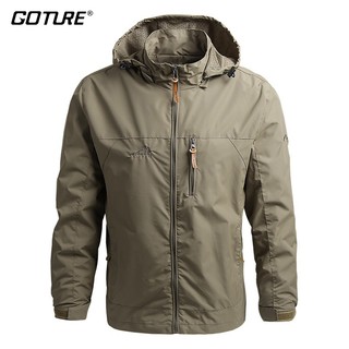 GOTURE Jacket Outdoor Motorcycle Jacket Windproof And Waterproof Hooded Design Zipper Style That Balances Practicality And Daily Leisure
