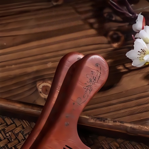 ไม้เนื้อแข็งในครัวเรือนไม้จันทน์ธรรมชาติหวีผมบํารุง Meridian ผู้ชายผู้หญิงพิเศษ Anti-Static หวี - รูปที่ 3