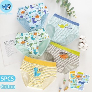 【BKK Delivery】กางเกงในเด็กผู้ชาย 5 ตัว อายุ 2-13 ปี ผ้าฝ้ายน…