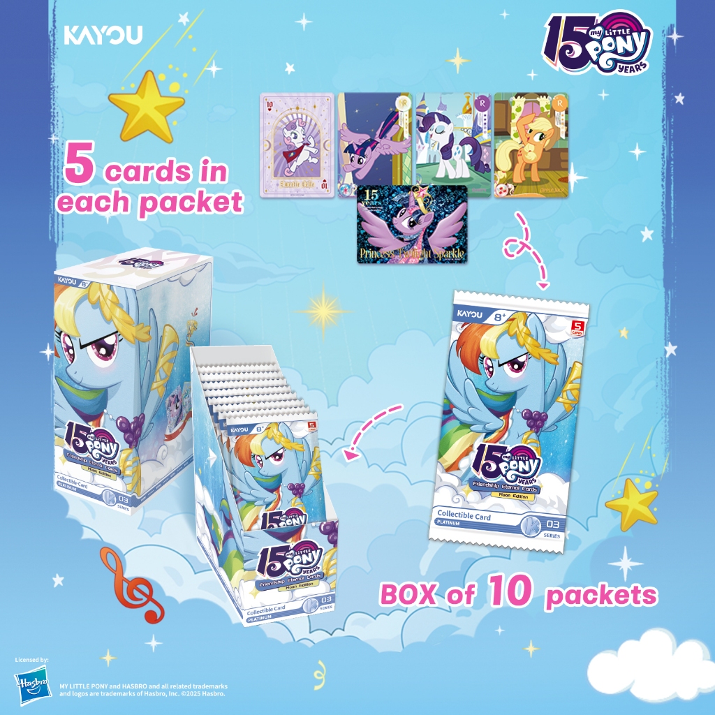 KAYOU My Little Pony-Friendship Eternal Cards-Moon Edition-SEA-Series 3 - MLP-HY-003-SEA