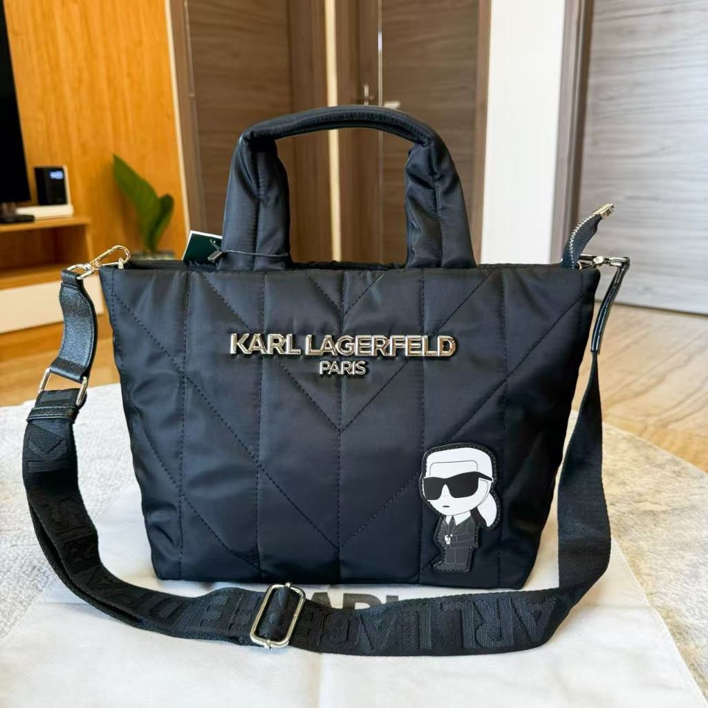 KARL LAGERFELD กระเป๋า tote ทำจากผ้าไนลอนกันน้ำ รหัส 25072603