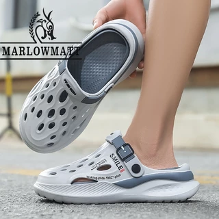 รองเท้าแตะผู้ชาย Marlowmatt | รองเท้าแตะคู่รัก | แบนกันลื่นกันน้ํา | รองเท้าหัวโต แนวโน้ม