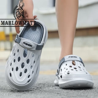 รองเท้าแตะผู้ชาย Marlowmatt | รองเท้าแตะคู่รัก | แบนกันลื่นกันน้ํา | รองเท้าหัวโต แนวโน้ม