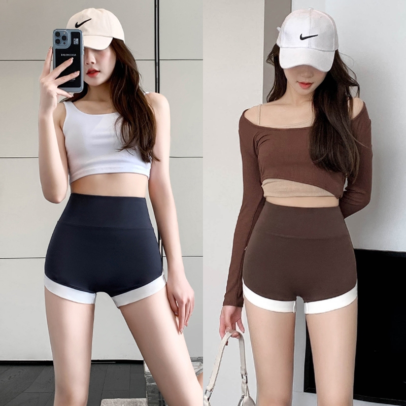 Bra Queen กางเกงโยคะเอวสูง เหมาะสำหรับ เล่นกีฬา แฟชั่นฤดูร้อน ผ้าเย็น นิ่ม ยืดหยุ่นได้ดีสุดๆ ราคา ถูกที่สุด ดีลบีเคเค แกลเลอรีภาพที่ 3