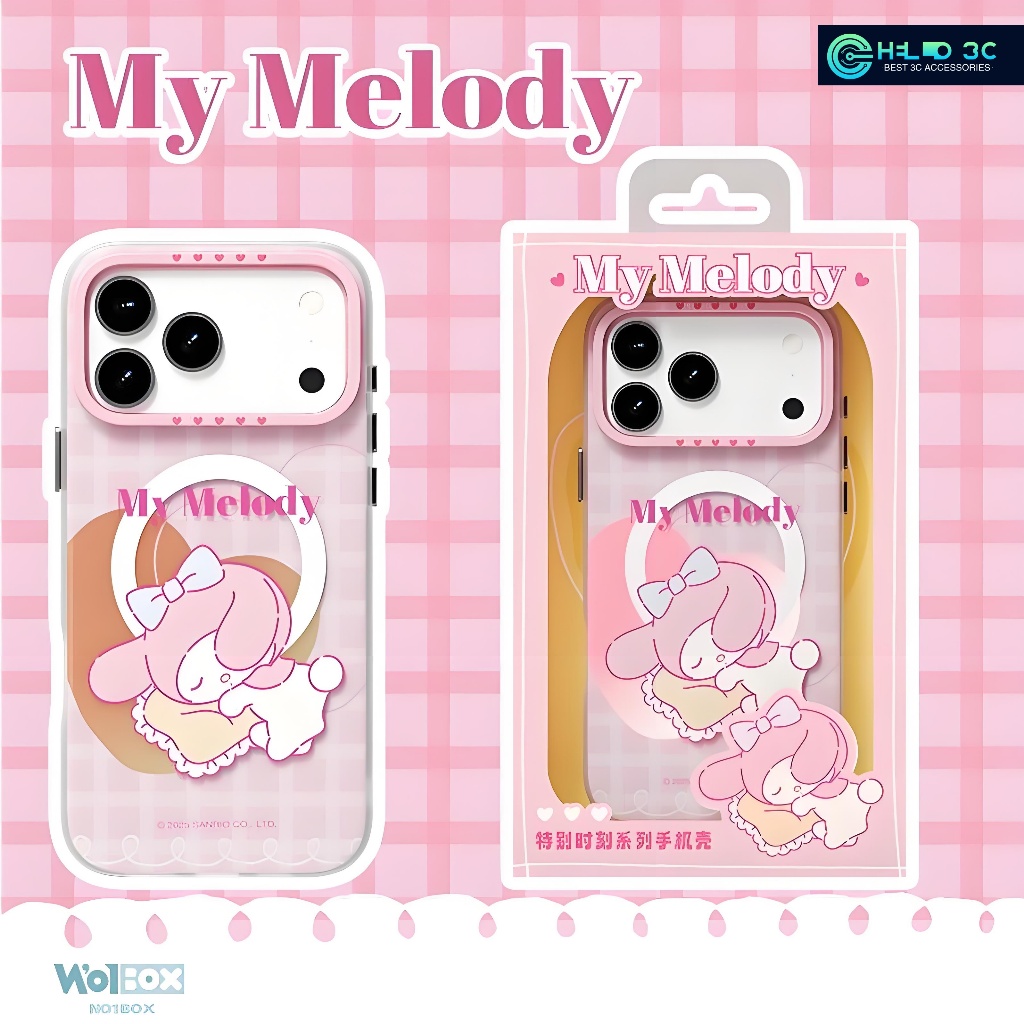 SANRIO เคสการอนุญาตของแท้ของซานริโอ เวลาพิเศษสําหรับ iphone 17 pro max กันกระแทกสําหรับ iphone 17 pro case พิมพ์ IMD ไม่จางหาย - รูปที่ 5