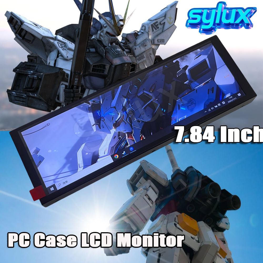 7.84 นิ้วจอแสดงผล LCD 1280x400 หน้าจอ HDMI สําหรับ Raspberry Pi / PC Case / Aida64 Second Monitor