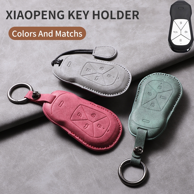 XPENG ฝาครอบกุญแจรถพวงกุญแจสําหรับ XPENG G6 EV G6 mc 2020- 2025 2026 กรณีกุญแจรีโมทอุปกรณ์เสริมในรถยนต์