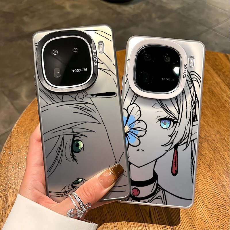 สําหรับ iQOO 13 12 Pro Z10 Turbo Z9 Neo 10 Pro Frieren Micro Matte เคสโทรศัพท์สําหรับ iQOO Z9 Turbo Z9X Z8 Neo 9 Pro กันกระแทก iQOO กรณี
