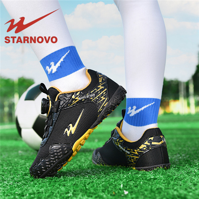 STARNOVO ✨รองเท้าฟุตบอลเด็ก✨แฟลชเซลล์ระบายอากาศดี ใส่สบาย ใส่โรงเรียนได้ ทั้งผู้ชาย-ผู้หญิง