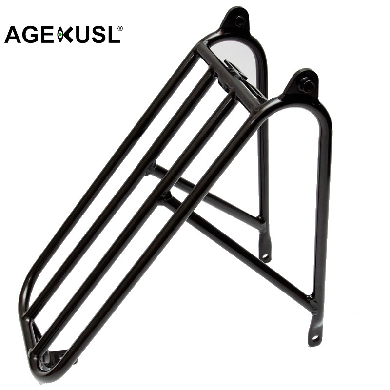 AGEKUSL จักรยานด้านหลัง Rack Cargo Rack เหมาะสําหรับไทเทเนียมใช้สําหรับ Brompton 3Sixty Pikes Royale