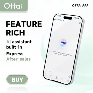 Ottai 2 ชุดเต็มชุด CGM อุปกรณ์เพื่อสุขภาพโรคเบาหวานเซ็นเซอร์กลูโคสไม่มีการเก็บนิ้ว