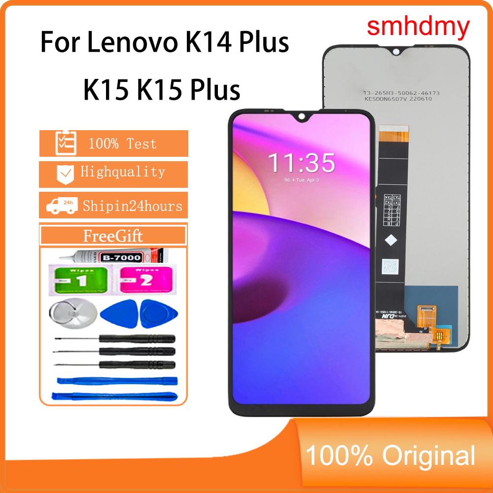 สําหรับ Lenovo K14 Plus K15 K15Plus จอแสดงผล LCD Touch Screen Replacement Digitizer Assembly Replace