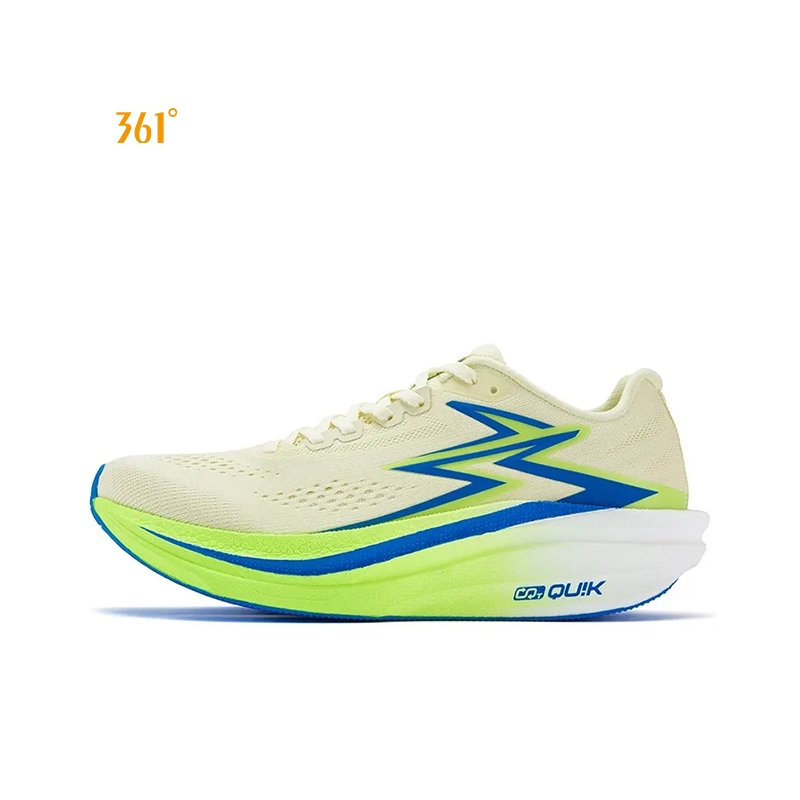 361 Degrees Flame 4.5 Mix Men รองเท้าวิ่งมืออาชีพ Universality Breathable แผ่นคาร์บอนยืดหยุ่น 672532