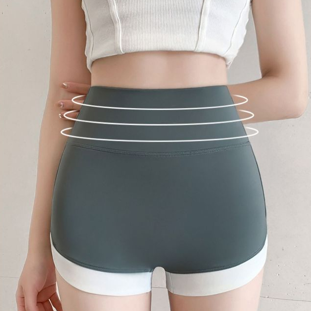 Bra Queen กางเกงโยคะเอวสูง เหมาะสำหรับ เล่นกีฬา แฟชั่นฤดูร้อน ผ้าเย็น นิ่ม ยืดหยุ่นได้ดีสุดๆ ราคา ถูกที่สุด ดีลบีเคเค แกลเลอรีภาพที่ 5
