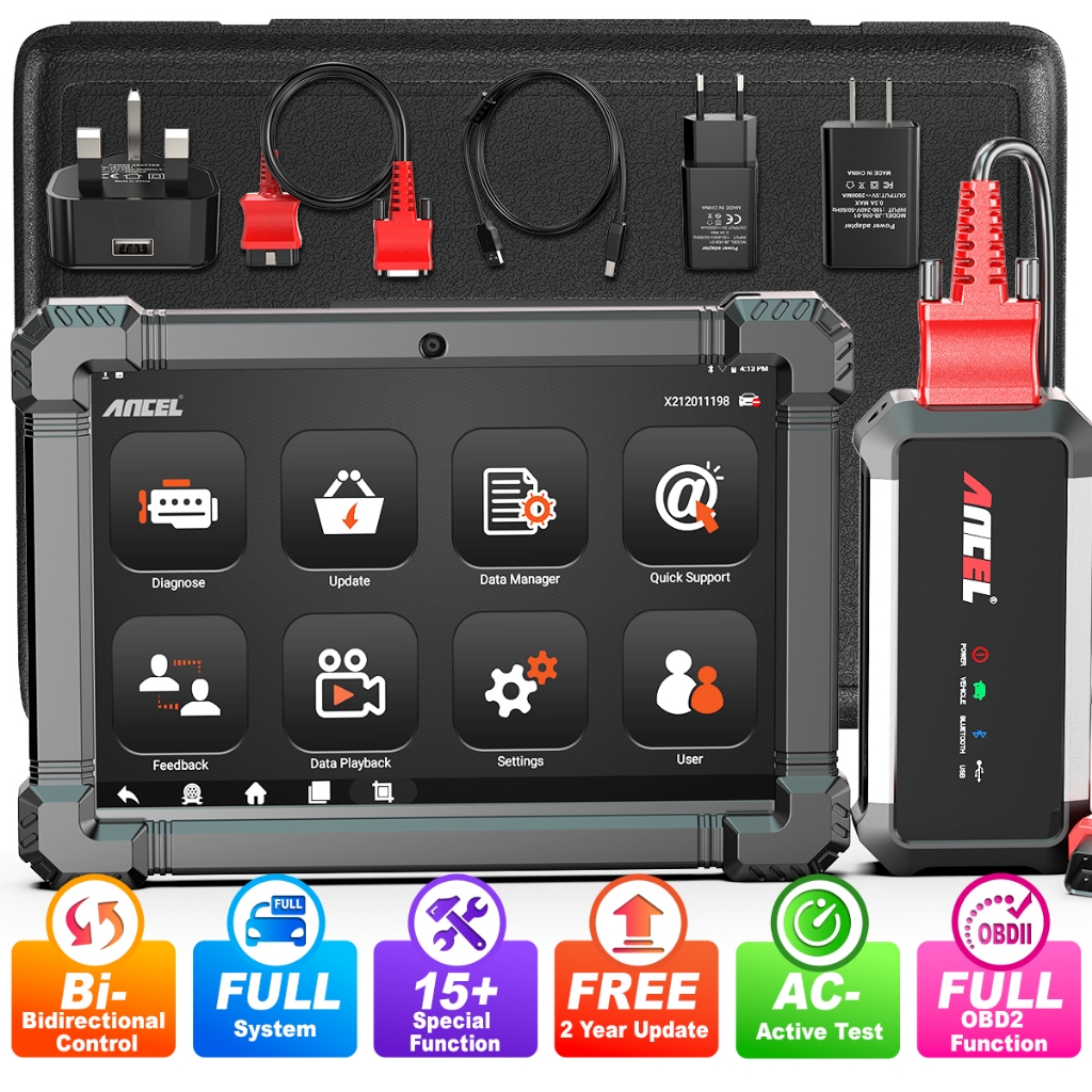 【ส่งจากไทย】ANCEL X7 OBD2 เครื่องสแกนรถยนต์ วินิจฉัยระบบทั้งหมด เครื่องอ่านโค้ด ลบโค้ดผิด