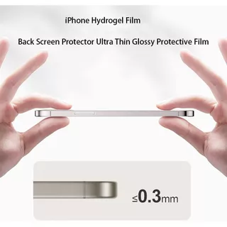 [3 in 1] WSKEN ฟิล์มด้านหลัง ฟิล์มป้องกัน ชุด สำหรับ iPhone 17ProMax/17Pro เมมเบรนขอบ กล้องหลัง ฐาน ไอโฟน 17 กันรอย ฟิล์มไฮโดรเจล โปร่งใส ปกป้อง