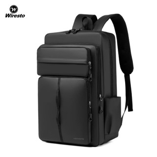 WIRESTO ผู้ชายกระเป๋าเป้สะพายหลังแล็ปท็อปกระเป๋าเป้สะพายหลัง…