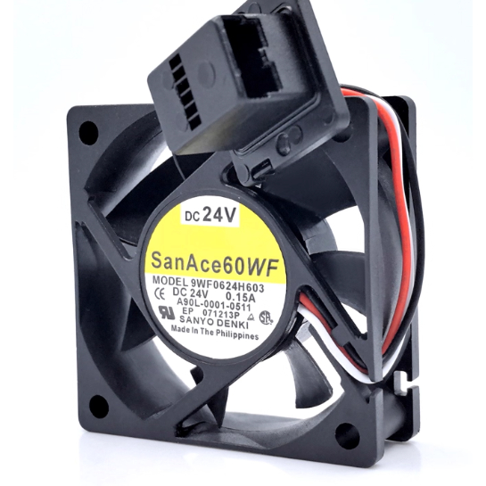 Sanyo 9WF0624H603 6020 24V 0.15A A90L-0001-0576 Fenaco พัดลมระบายความร้อน