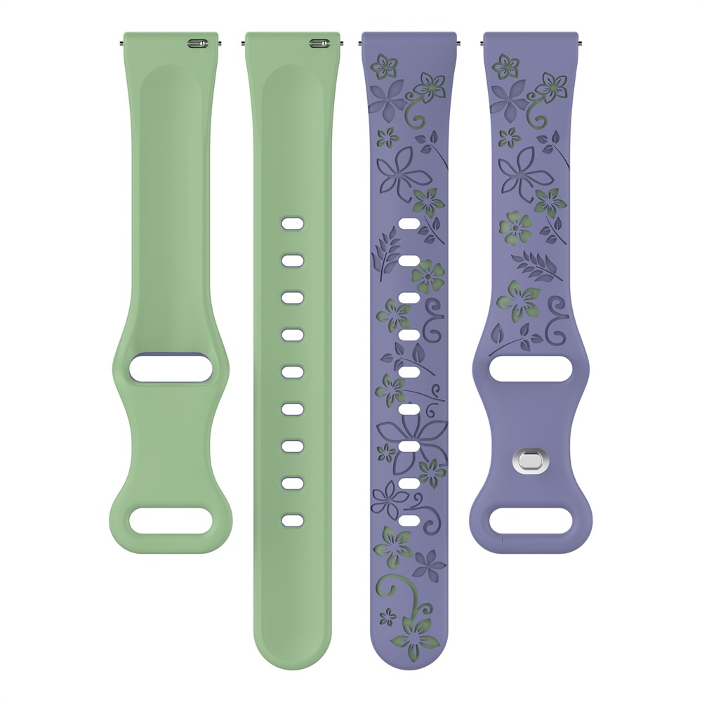 สร้อยข้อมือซิลิโคน Slim Strap Double Color Band อุปกรณ์เสริมสําหรับ Garmin Venu Sq / Sq 2 Music ราคา ถูกที่สุด ดีลบีเคเค แกลเลอรีภาพที่ 6