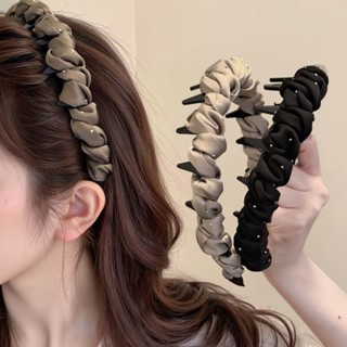 ซาตินยิปโซคาดศีรษะ กันลื่น มีฟันหวี เพิ่มความสวยงามด้วยสไตล์…