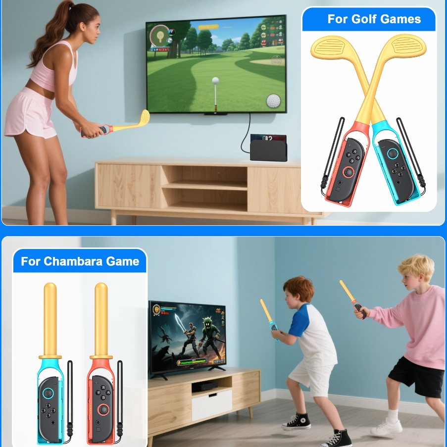 ส่งสินค้า24ชั่วโมง  Dobe TNS-2025 Switch2 เกมส์กีฬา 15ชิ้นใน1 อุปกรณ์เสริม แฮนด์เกร็บ+Connector ราคา ถูกที่สุด ดีลบีเคเค แกลเลอรีภาพที่ 9