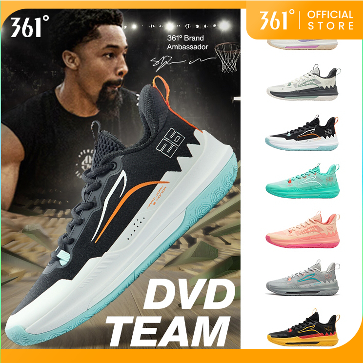 361 Degrees Dinwiddie Dvd Team รองเท้าบาสเก็ตบอลสำหรับผู้ชาย ตาข่ายระบายอากาศ สวมใส่สบาย 672421113