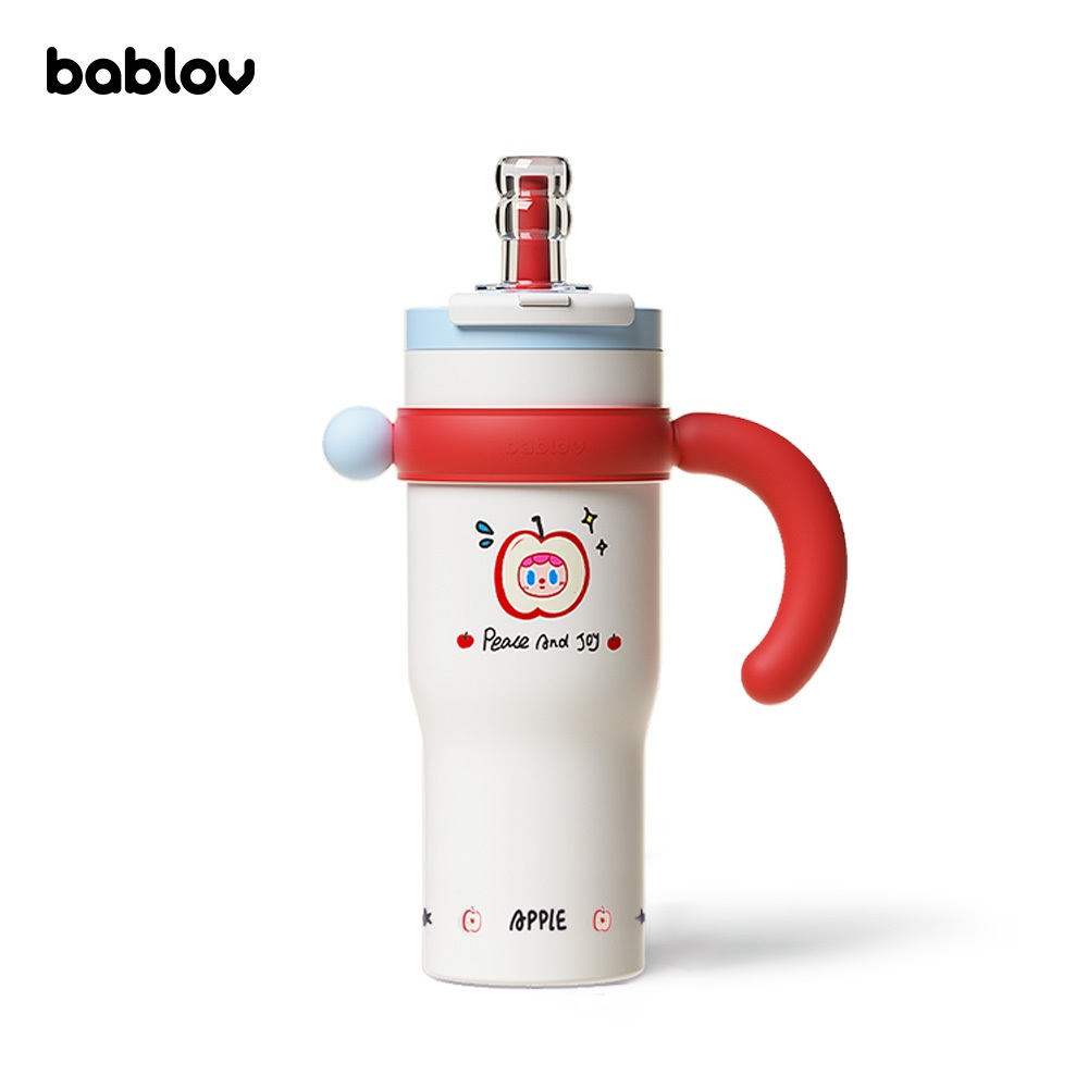 Bablov กระบอกสุญญากาศเคลือบเซรามิก 1250ml - ชั้นในเคลือบเซรามิคนาโน รักษาความเย็น 24 ชม. ความร้อน 12 ชม. 2 โหมดการดื่ม กันรั่วและกันรอย พร้อมกล่องของขวัญ