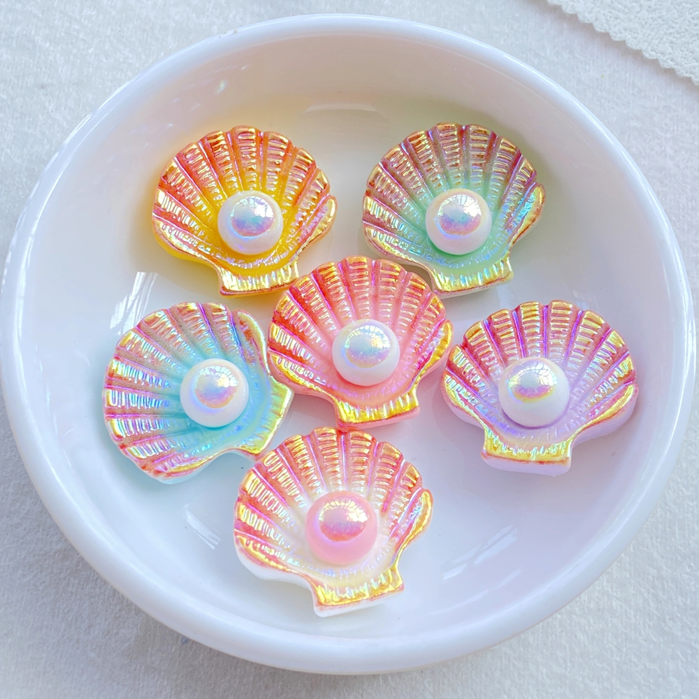 อุปกรณ์งานฝีมือเปลือกหอยมุก 3 มิติการ์ตูนน่ารัก 10 ชิ้น - รูปที่ 5