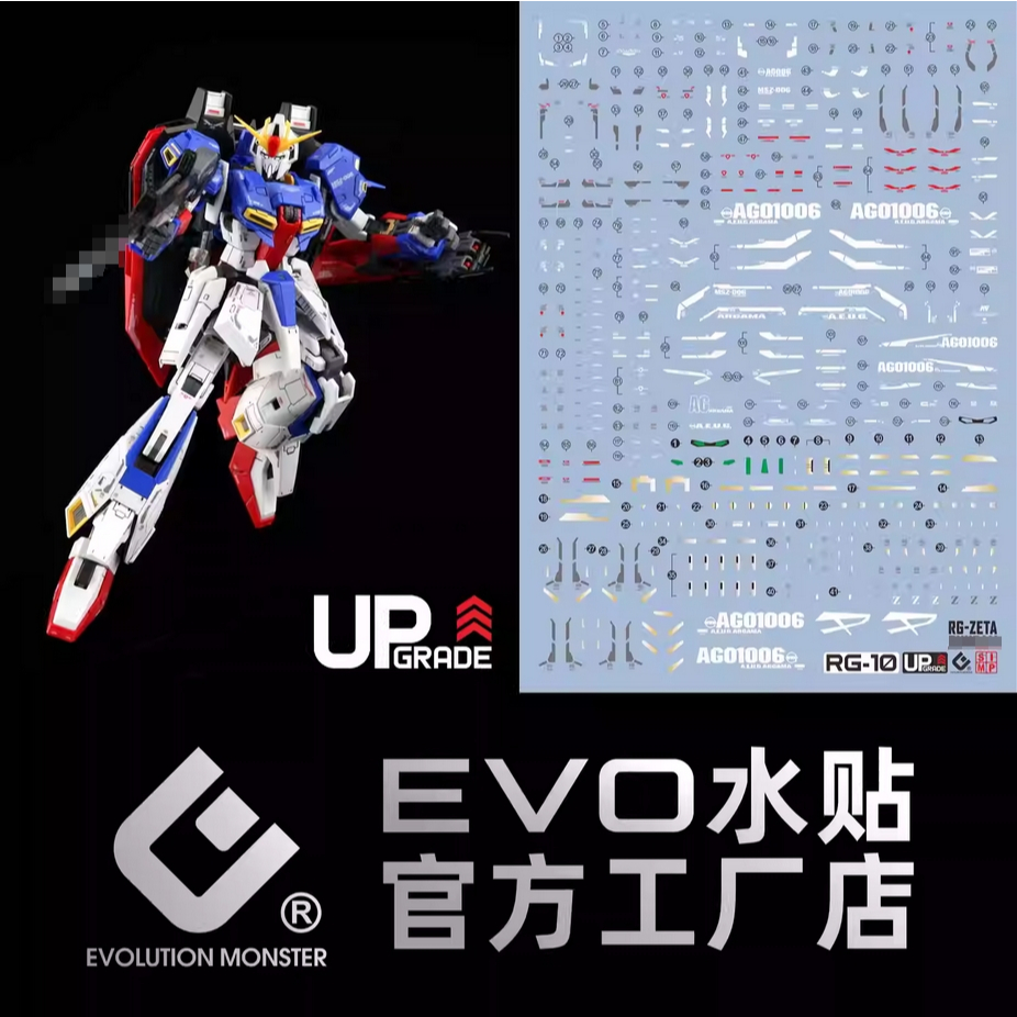EVO RG ZETA Z fluo สติ๊กเกอร์สไลด์น้ํา (ไม่รวมชุด) EVORG010