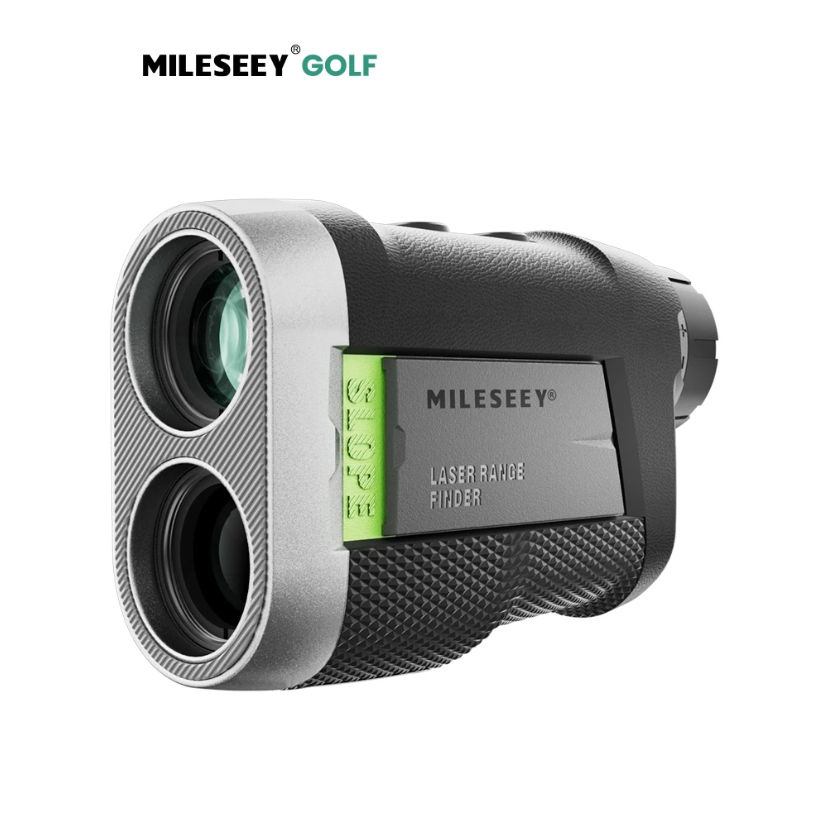 Mileseey PF260 Tour Golf Rangefinder with Slope, แบตเตอรี่แบบถอดได้, 1100 yd Laser Range Finder Golf Magnetic, ±0.4 yd, การสั่นสะเทือนล็อคธง