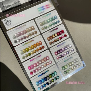 【พร้อมส่ง】 BUBGIR X VERY GOOD 60 สี สีเจลแคทอายเนื้อซาติน+สีเจลแคทอาย 60สี ลูกแก้ว ฟรีชาร์ท มาใหม่