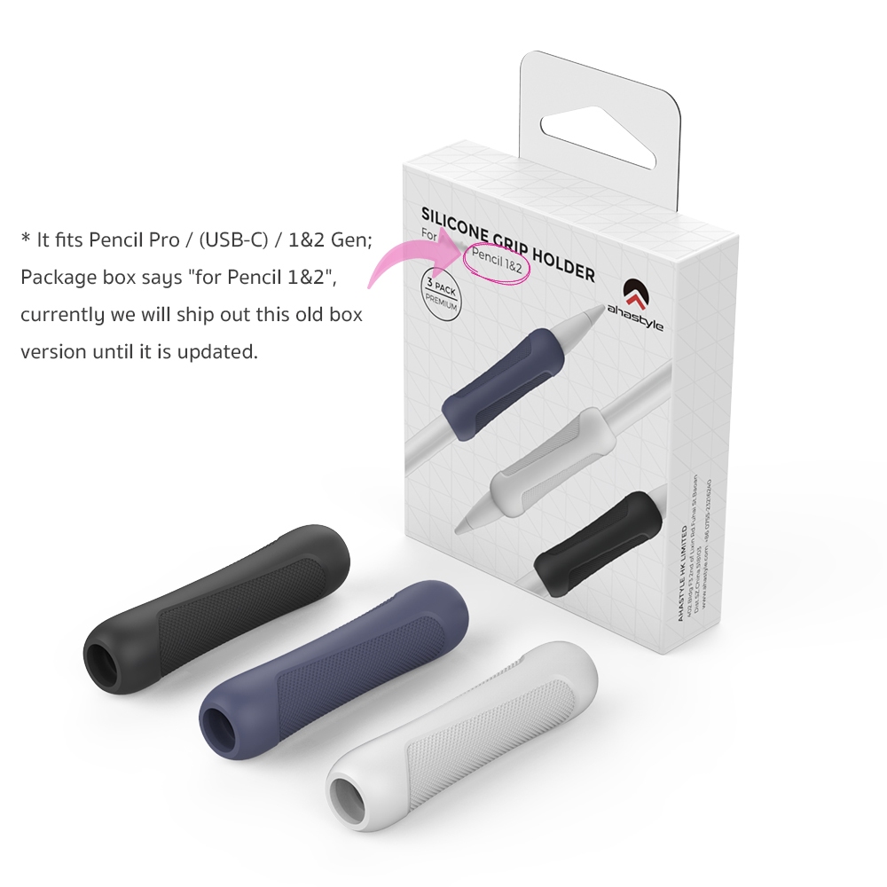 ที่ใส่ดินสอซิลิโคนที่ได้รับการอัพเกรดปลอกดินสอกันลื่นเคสเข้ากันได้กับ แอปเปิล ดินสอ - รูปที่ 5