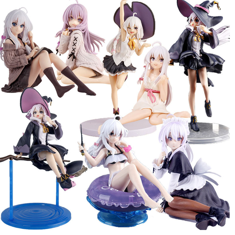 11 รูปแบบอะนิเมะ Elaina รูป Action Figure Kawaii Beauty Girl รุ่นเดสก์ท็อปเครื่องประดับคอลเลกชันของเล่นเด็กของขวัญ