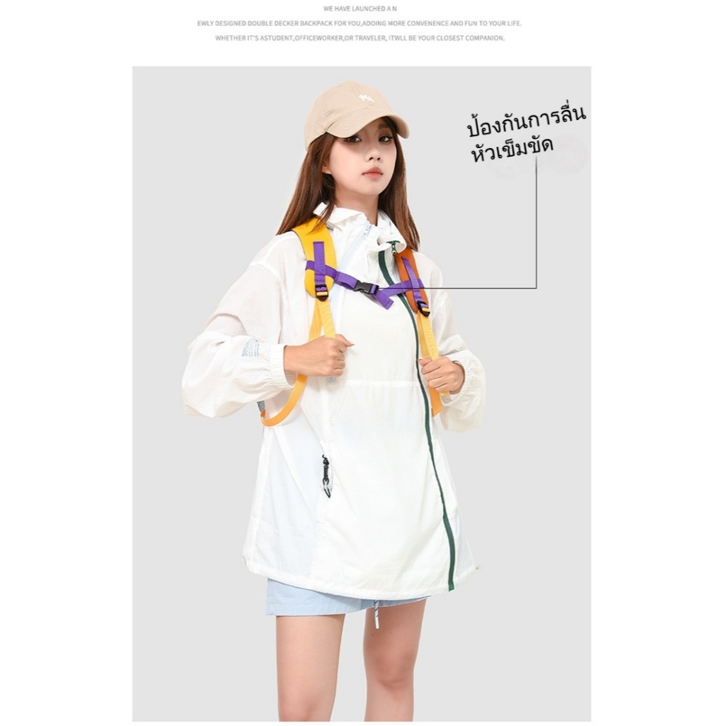 กระเป๋าเป้สะพายหลังสำหรับผู้หญิง ฤดูใบไม้ร่วง น้ำหนักเบาทราบุคคล ทนน้ำได้ สี 다양 - รูปที่ 4