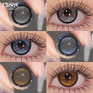 【Doll Eyes】 KSSEYE คอนแทคเลนส์ 2 ชิ้นรายปี Gilded Tides สีน้…
